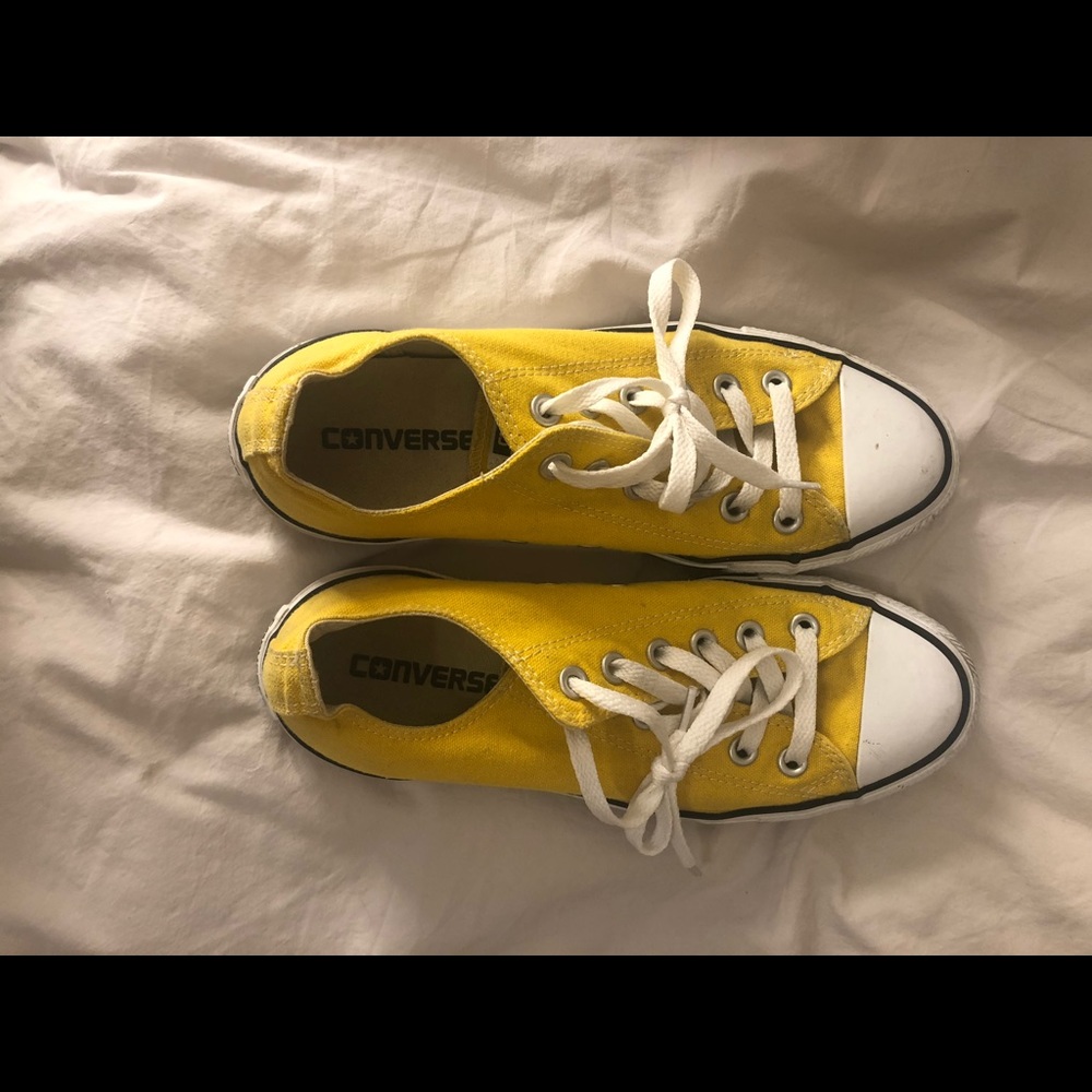 Yellow converse
